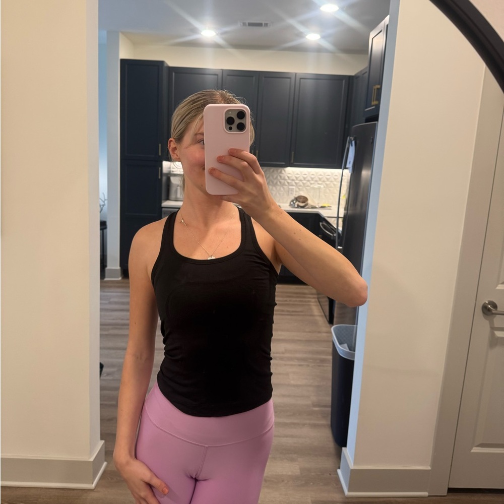 Lululemon black swiftly tech racerback tank top